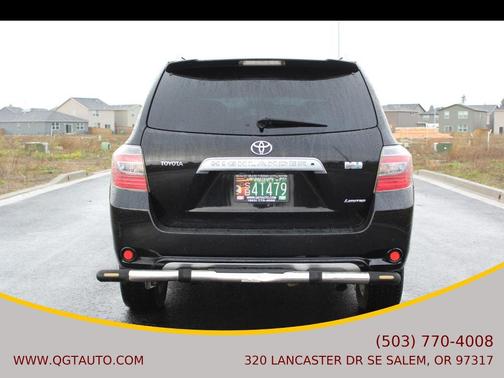 Black 2008 Toyota Highlander Hybrid Limited