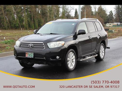 Black 2008 Toyota Highlander Hybrid Limited