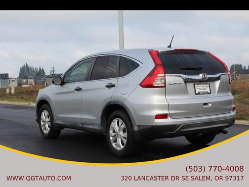 Alabaster Silver Metallic 2015 Honda CR-V LX
