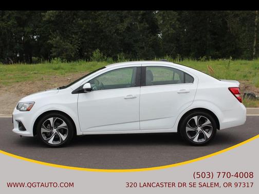 Summit White 2017 Chevrolet Sonic Premier