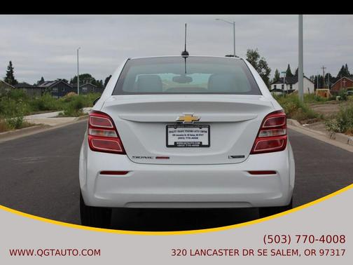 Summit White 2017 Chevrolet Sonic Premier