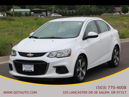 Summit White 2017 Chevrolet Sonic Premier