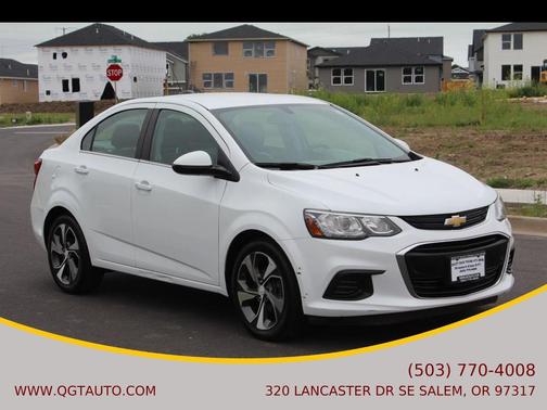 Summit White 2017 Chevrolet Sonic Premier