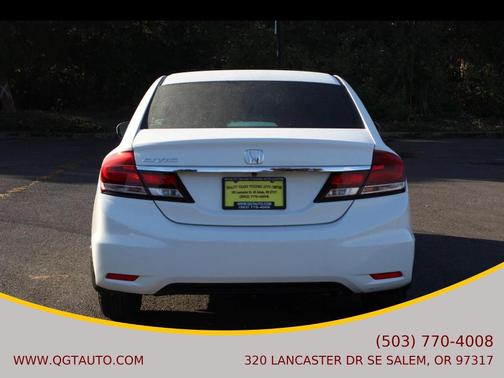Taffeta White 2015 Honda Civic LX