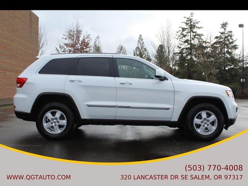 Bright White Clearcoat 2013 Jeep Grand Cherokee Laredo