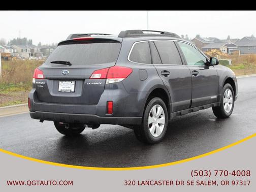 Graphite Gray Metallic 2010 Subaru Outback 2.5 i Premium