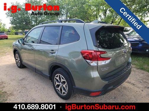 Jasper Green Metallic 2021 Subaru Forester Premium