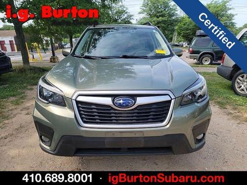 Jasper Green Metallic 2021 Subaru Forester Premium