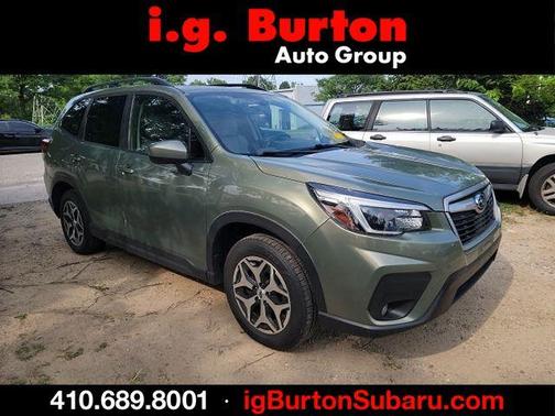 Jasper Green Metallic 2021 Subaru Forester Premium