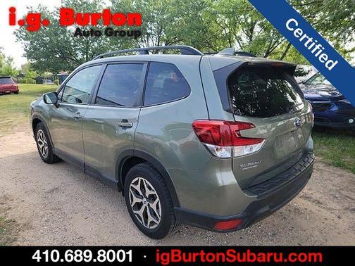 Jasper Green Metallic 2021 Subaru Forester Premium