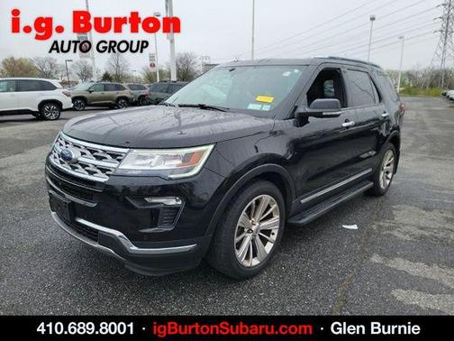 Black 2019 Ford Explorer Limited