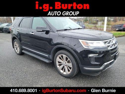 Black 2019 Ford Explorer Limited