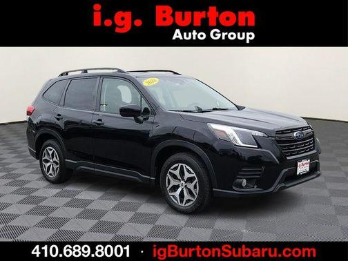 Crystal Black Silica 2022 Subaru Forester Premium