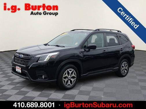 Crystal Black Silica 2022 Subaru Forester Premium