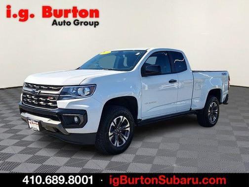 Summit White 2021 Chevrolet Colorado Z71