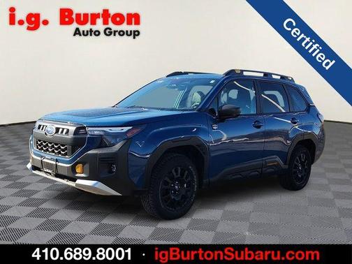 Blue 2026 Subaru Forester Wilderness