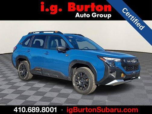 Blue 2026 Subaru Forester Wilderness