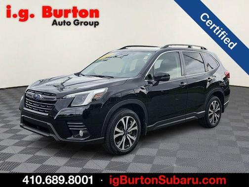 Crystal Black Silica 2022 Subaru Forester Limited