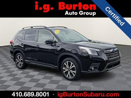 Crystal Black Silica 2022 Subaru Forester Limited