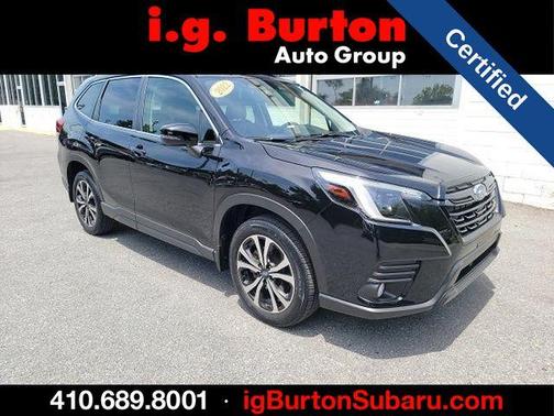 Crystal Black Silica 2022 Subaru Forester Limited