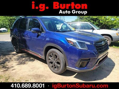 Sapphire Blue Pearl 2023 Subaru Forester Sport