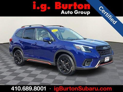 Sapphire Blue Pearl 2023 Subaru Forester Sport