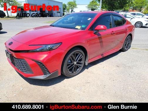 Red 2025 Toyota Camry SE