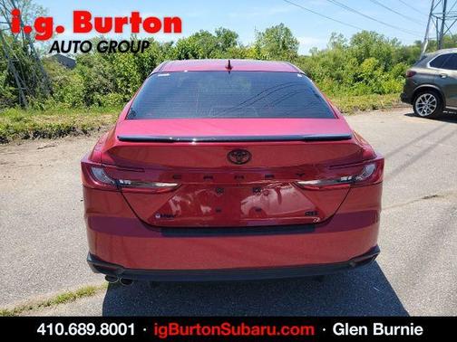 Red 2025 Toyota Camry SE