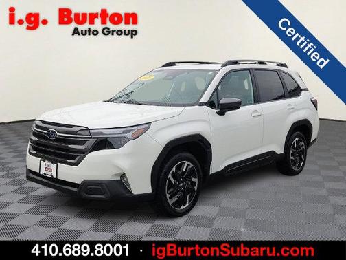 Crystal White Pearl 2026 Subaru Forester Limited