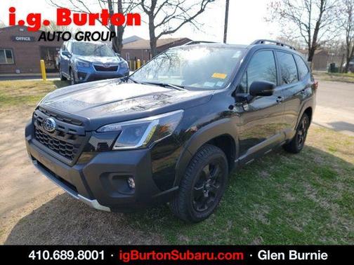 Crystal Black Silica 2023 Subaru Forester Wilderness