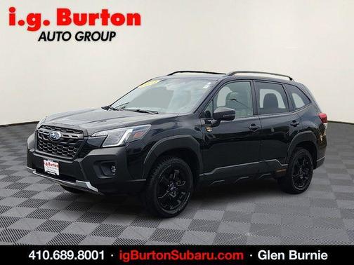 Crystal Black Silica 2023 Subaru Forester Wilderness