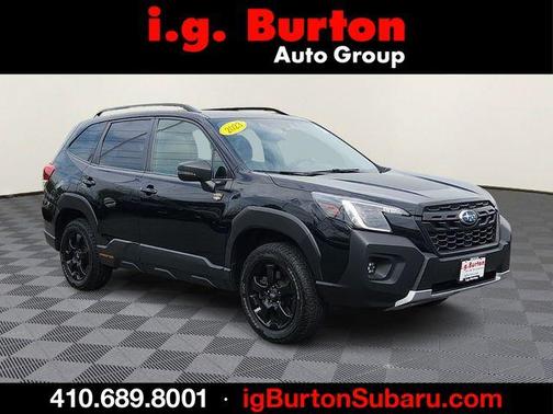 Crystal Black Silica 2023 Subaru Forester Wilderness