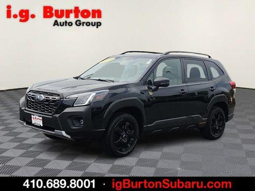 Crystal Black Silica 2023 Subaru Forester Wilderness