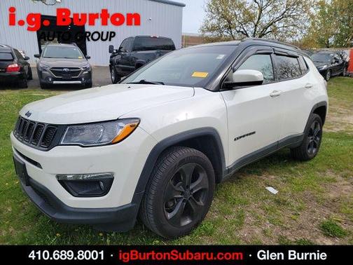 White Clearcoat 2020 Jeep Compass Altitude