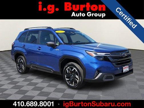 Blue Pearl 2025 Subaru Forester Hybrid Limited