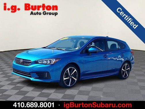 Ocean Blue Pearl 2022 Subaru Impreza Sport