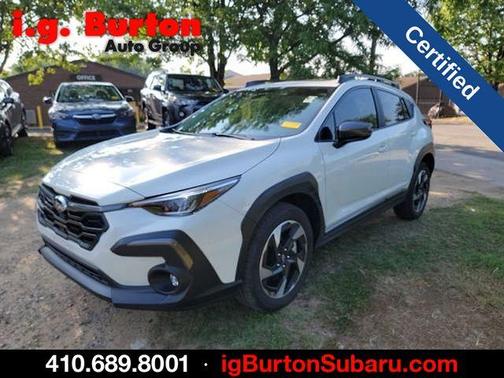 Crystal White Pearl 2025 Subaru Crosstrek Limited