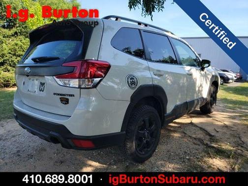 Crystal White Pearl 2024 Subaru Forester Wilderness