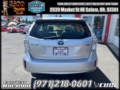 Classic Silver Metallic 2012 Toyota Prius v Five