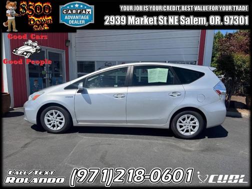 Classic Silver Metallic 2012 Toyota Prius v Five