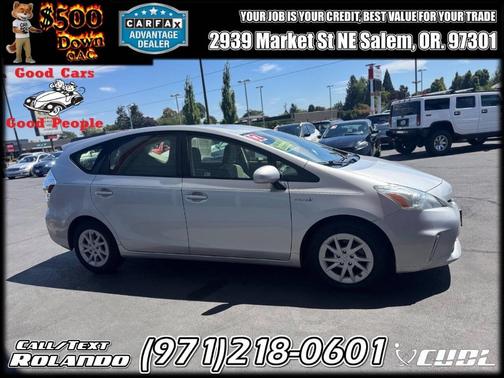 Classic Silver Metallic 2012 Toyota Prius v Five