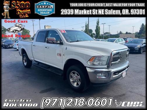 Bright White Clearcoat 2012 RAM 3500 Laramie