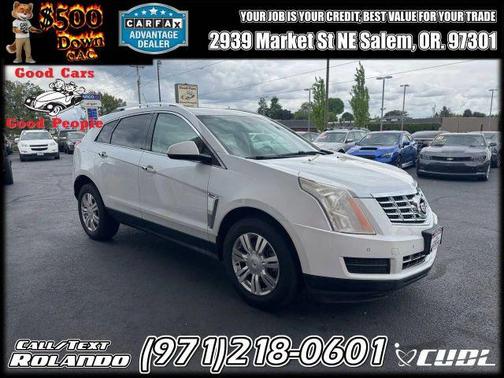White 2013 Cadillac SRX Luxury Collection