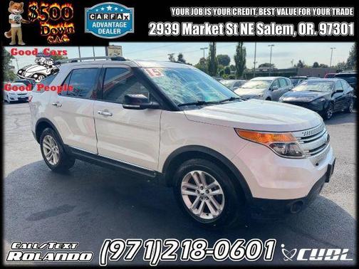 Oxford White 2015 Ford Explorer XLT