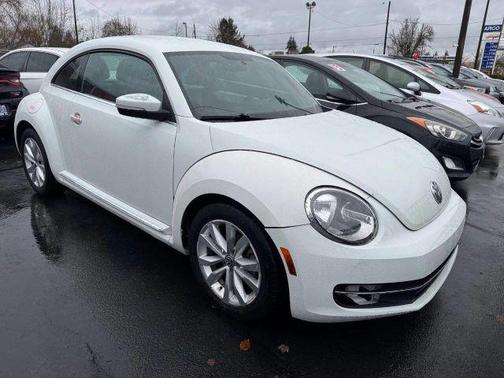 Pure White 2015 Volkswagen Beetle 2.0L TDI