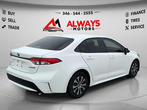White 2022 Toyota Corolla Hybrid LE
