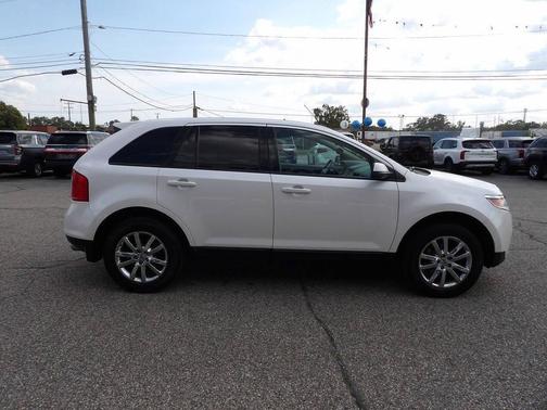 White Platinum Tri-Coat Metallic 2013 Ford Edge SEL