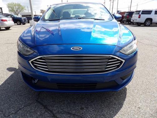 Lightning Blue 2017 Ford Fusion SE