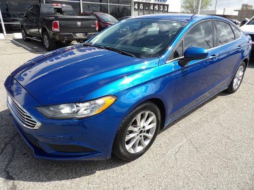 Lightning Blue 2017 Ford Fusion SE