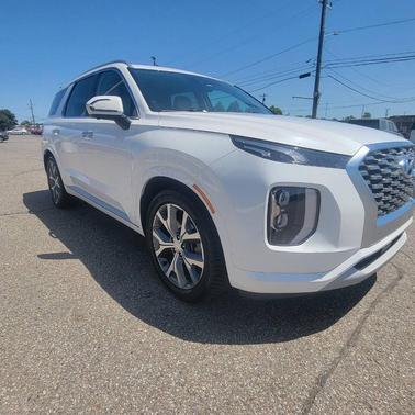 Hyper White 2021 Hyundai PALISADE Limited